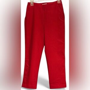 NWOT MAISON D’ AMELIE PARIS WOMAN VIBRANT RED DRESS PANTS SIZE 2